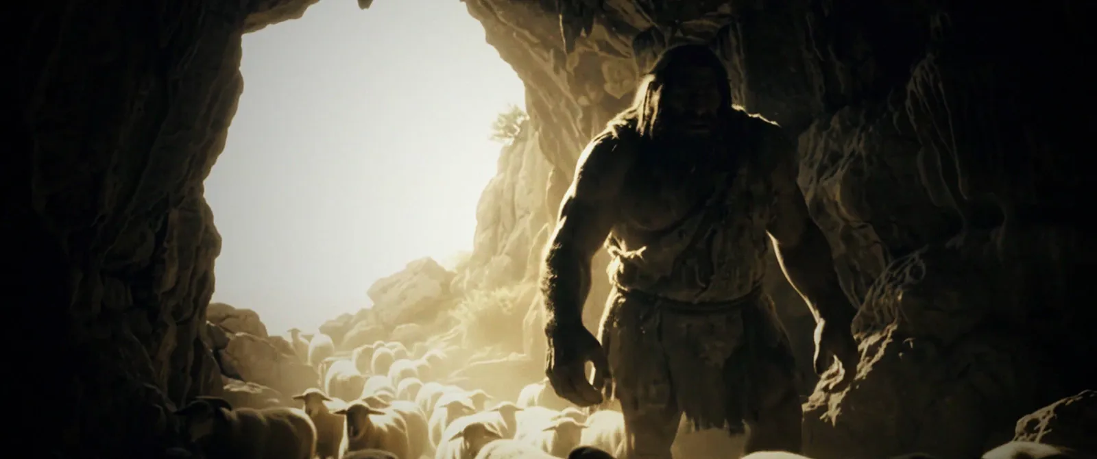The mouth of the Cyclops' cave